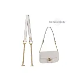 Gucci, Бежево-золотая цепочка, 65 см (подмышечная)