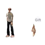 Белый и коричневый, аксессуары включены