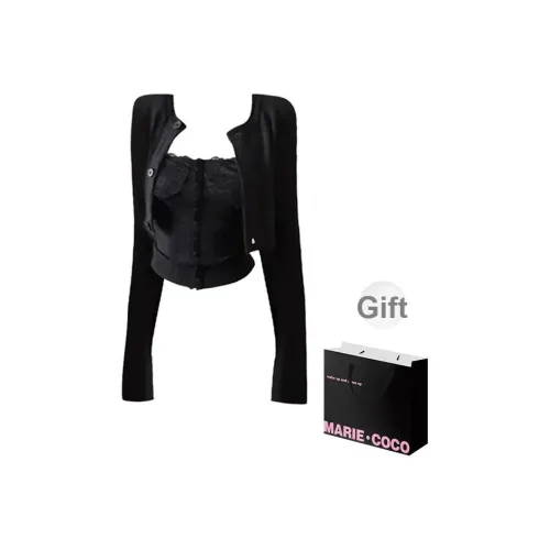 MARIE·COCO Кардиган + Майка Женская Трикотаж