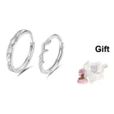 Переплетенные ветви Дизайн Парные кольца + Цветы