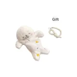 Бобовый Сумка-Lie-Плоская подошва Леопард (Включает подвесной шнур)