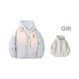 Экрю (Желтый Двойной Поло Мячи) С подарками Вышивка Двойные Пуговицы Внутренний Свитшот