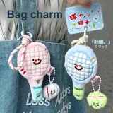 Розовый + Синий - Теннис Кукла Брелок (2 упаковки)