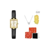 Чёрный ремешок, золотая рамка (оригинальная коробка + в комплекте с ожерельем)