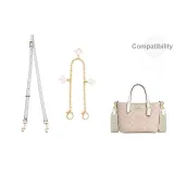 [Черный Комплект из двух частей]City15 Через плечо Плечевой ремень + Четырехлистный клевер Декоративная цепь