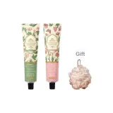 Обоин Hand Крем Рифль Чай 75г+Розовый 75г+Купальный Цветочный дизайн