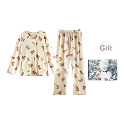 Empowering Words Пижама Подарочная коробка Женская Абрикос