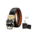 Золотистая пряжка, черный корпус