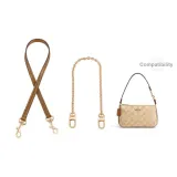 Coach Молочно-чайный 1,1 см Ширина тела без рисунка Ткань плетение Золотая пряжка Подмышечный 65 см + Бесплатно Декоративная цепь 40 см