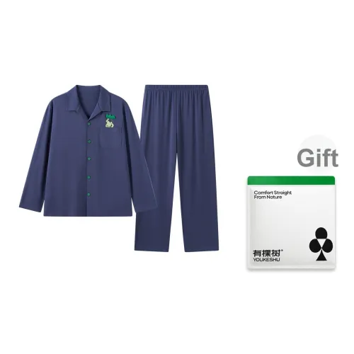 YOUKESHU Мужские пижамные комплекты