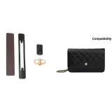 Бургундский, зернистая кожа, личи, трехкомпонентный комплект + модифицированная золотистая пряжка