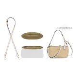 Coach Nolita 19 (Белый DuPont Бумага Лайнер + Экрю 1,1 см Ширина Тела Плетение Полотна Золотистый Застежка 90-120 см)