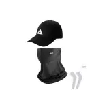 Чёрный цвет + Чёрная шляпа + Белый ледяной рукав