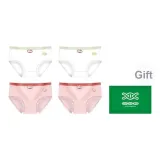 4 шт (2 белых + 2 розовых)