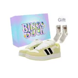 Белый Светло-желтый + Подарочные носки + Эксклюзивная коробка для обуви