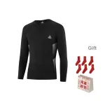 Черный с флисовой подкладкой, с длинными рукавами + носки, случайный стиль, 2 штуки + сумка для покупок "Good luck"