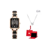 Черный циферблат, черный ремешок (в коробке "Восторг" + в комплекте с ожерельем)