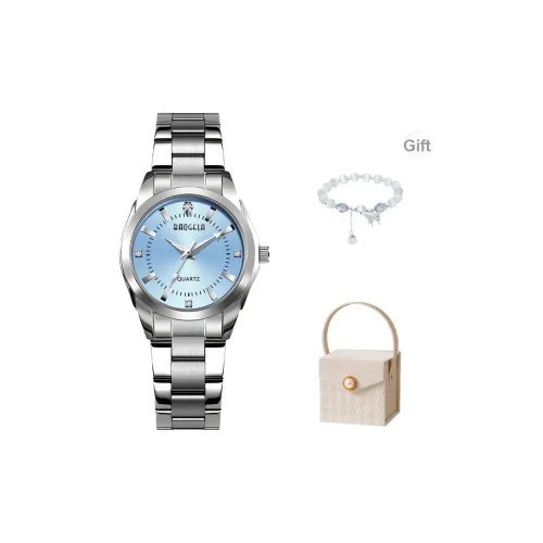 BAOGELA SENO Collection Кварцевый механизм Стальной ремешок Часы Женские Белый циферблат