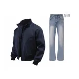 Стандартный Темно-синий Синий Низ [В комплекте с вымытыми синими джинсами]