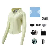 Light Green (Светло-зеленый одежда с защитой от солнца + серые рукава + маска для лица + шляпа с защитой от солнца + носки + солнцезащитные очки + футляр для очков + топ с бретелями)
