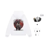 Белый (в комплекте с модным ожерельем и сумкой через плечо)