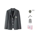 Серый костюм (подарочный набор в коробке)