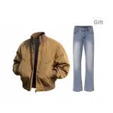 Коричневый низ [С подарками, промытый синий, джинсы]