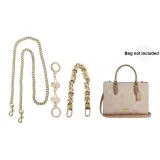 Цепь с утилизированным золотым + вишневый удлинитель цепи + утилизированная золотая декоративная цепь