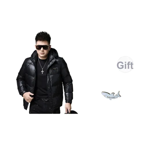 DABAISHA Черный Мужской Пуховик