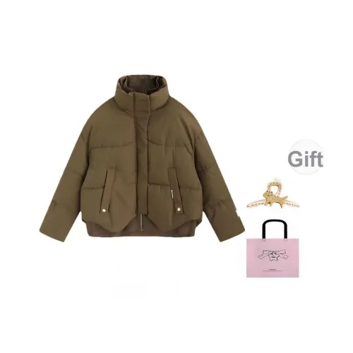 EVPGB Хаки Женские пуховики