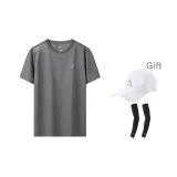 Gray T-Shirt (В комплекте с White Hat + Black Cooling Sleeves)  
Серый T-Shirt (В комплекте с Белой Шляпой + Черными Охлаждающими Рукавами)