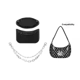 Двухслойная жемчужная цепочка 35 см + драконовая подкладка