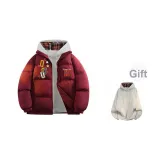 Бордовый (с клетчатым свитшотом)