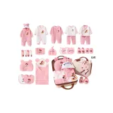 [Теплоизоляционный набор 26 шт. розовый] код: чемодан