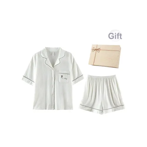 Empowering Words Пижамный комплект для женщин набор в подарочной коробке белый