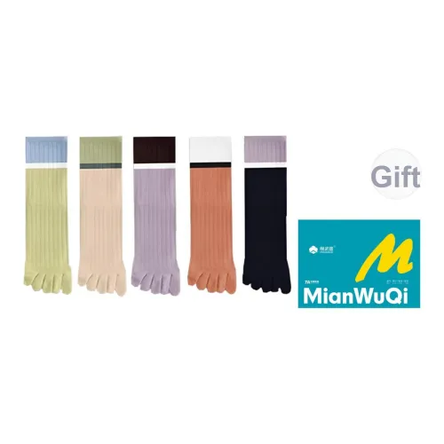 MIANWUQI Носки Crew Женские упаковка из 5 пар