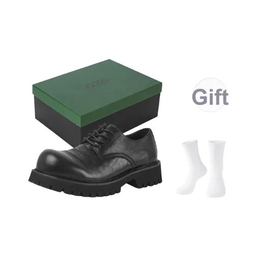 GXG Повседневные кожаные туфли Мужские Черные