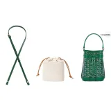 Зеленый регулируемый ремешок + мини хлопковая ткань подкладка