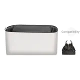 Угольно-серый - с крышкой [Чашка для воды, отделение + молния]