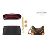 [Набор из 3 шт] Бургундская бумага DuPont, подкладка + золотой цепочный удлинитель + износостойкая пряжка