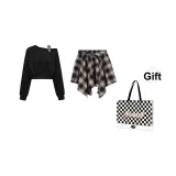 Черная юбка, одежда, наборы