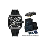 Черный корпус с черным циферблатом, ремешок [Ограниченный комплект спортивной одежды]