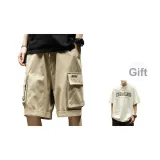 Хаки+6614 Абрикос Короткий рукав [Покупка с скидкой 10 юаней, свяжитесь с службой поддержки клиентов для получения информации о разных размерах]