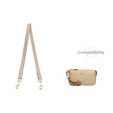 Светло-коричневый кожаный ремешок 67 см [Стиль с подмышечным позиционированием]