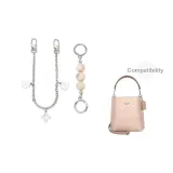 [Серебряный] Молочный Туманный Жемчужный + Камелия Декоративная Цепь 30 см