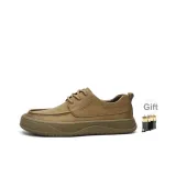 [Циси Фестиваль Подарок] Желтый Коричневый В комплекте носки*1 (Стандартный размер кожаной обуви)