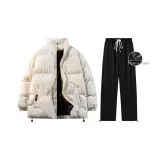 Комплект (абрикосовый топ+черные брюки)