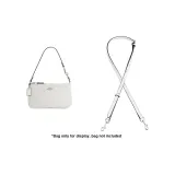 Ледниковый белый, через плечо, плечевой ремень, 91-120 см