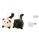 [Бенгальская кошка + Британский короткошерстный черный кот] 2 шт (Включает щенок Pull поздравительная открытка)