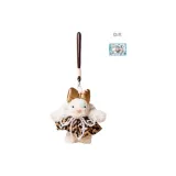 Коричневый бант, стиль позиционирования (с подарками: торт, щенок, поздравительная открытка)